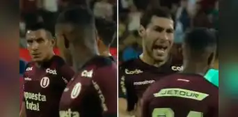 Andy Polo y Alex Valera tuvieron tensa discusión y Saravia tuvo que intervenir para calmarlos