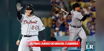 ¿Cuándo es el último juego de Miguel Cabrera y cómo será su despedida de la MLB?