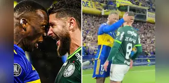 La eufórica reacción de Luis Advíncula con jugador de Palmeiras que le gritó en la cara La eufórica reacción de Luis Advíncula con jugador de Palmeiras que le gritó en la cara