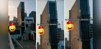 Peruano construye peculiar casa de 4 pisos en Lima y causa sorpresa: “Dormirán parados” Peruano construye peculiar casa de 4 pisos en Lima y causa sorpresa: “Dormirán parados”