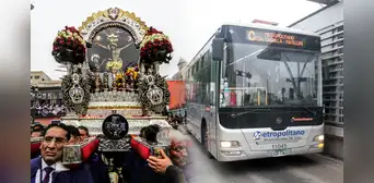 Señor de los Milagros: este es el plan de desvío del Metropolitano y corredores del 7 de octubre Señor de los Milagros: este es el plan de desvío del Metropolitano y corredores del 7 de octubre