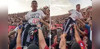 "¡Felicidad pura!": hincha en silla de ruedas de la 'U' cautiva las redes tras triunfo en Trujillo