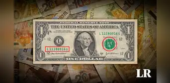 Este es el billete de 1 dólar, con sello de color azul, que puedes vender por S/18.000 Este es el billete de 1 dólar, con sello de color azul, que puedes vender por S/18.000