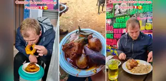 Alemán casado con peruana queda encantado con la comida de PERÚ: “La mejor elección”