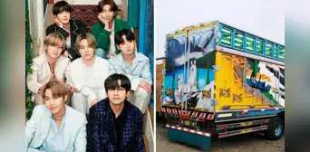 BTS: ¿un camionero ARMY? Se hace viral un grafiti de idols k-pop que pasea en Lima BTS: ¿un camionero ARMY? Se hace viral un grafiti de idols k-pop que pasea en Lima