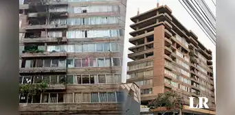 El insólito edificio inconcluso de Miraflores que aún alberga familias pese a su dramático estado El insólito edificio inconcluso de Miraflores que aún alberga familias pese a su dramático estado