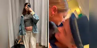 Karina Rivera y Orlando Fundichely comparten emotivo abrazo por el nacimiento de su nieta