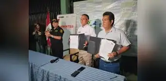 Enosa y MININTER firman convenio para iluminar comisarías Enosa y MININTER firman convenio para iluminar comisarías