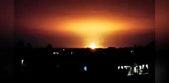 Impresionantes imágenes de explosión en Reino Unido: una bola de fuego iluminó el cielo de Oxford Impresionantes imágenes de explosión en Reino Unido: una bola de fuego iluminó el cielo de Oxford