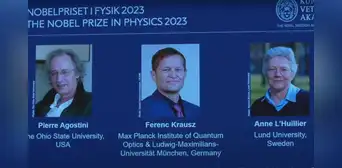 Premio Nobel de Física 2023 a los que ralentizaron el tiempo 1 trillón de veces para observar dentro de los átomos Premio Nobel de Física 2023 a los que ralentizaron el tiempo 1 trillón de veces para observar dentro de los átomos