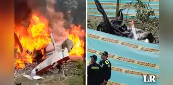 Cae avioneta de la FAC en Cali con 2 tripulantes a bordo: uno murió y el otro resultó herido