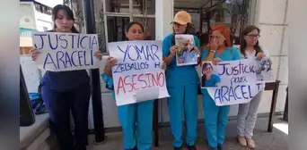 Arequipa: enfermeras exigen cadena perpetua para presunto feminicida de su colega en Paucarpata Arequipa: enfermeras exigen cadena perpetua para presunto feminicida de su colega en Paucarpata