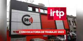 Estos son los puestos de TRABAJO que ofrece IRTP con pagos de hasta S/8.000: cómo postular