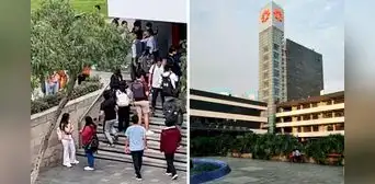 Surco: joven cae de edificio en la Universidad de Lima y es trasladado en camilla a clínica