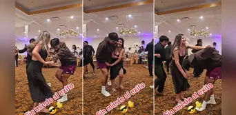 Pareja de jóvenes la rompe bailando huaino sin zapatos: “Que me hagan bailar así” Pareja de jóvenes la rompe bailando huaino sin zapatos: “Que me hagan bailar así”