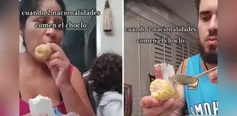 Familia compara la forma de comer choclo en PERÚ y VENEZUELA: “Diferentes costumbres” Familia compara la forma de comer choclo en PERÚ y VENEZUELA: “Diferentes costumbres”