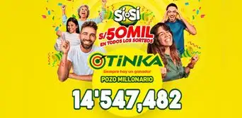 La Tinka: resultados y números ganadores del sorteo del miércoles 4 de octubre de 2023