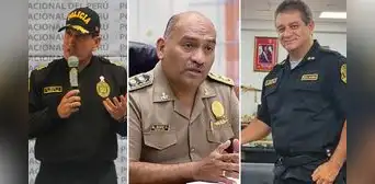 Remueven de sus cargos al general PNP Augusto Ríos Tiravanti y jefes policiales de Ica y Ucayali