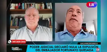 Fortunato Quesada: “PJ mostró que fue un acto de corrupción mi destitución de Torre Tagle”