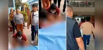 Comas: mujer tuvo que dar a luz en la puerta de hospital por falta de atención Comas: mujer tuvo que dar a luz en la puerta de hospital por falta de atención