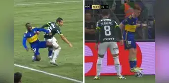 Mientras Advíncula sufrió un pisotón, el 'Colo' Barco pisó el balón en plena semifinal de Libertadores