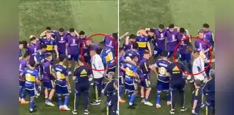 La efusiva arenga de Advíncula hacia sus compañeros que no se vio en TV minutos antes de los penales