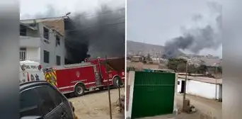 Carabayllo: bomberos no pueden apagar incendio en vivienda por falta de agua Carabayllo: bomberos no pueden apagar incendio en vivienda por falta de agua