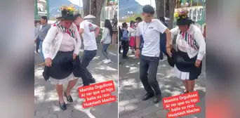 Joven llega a su pueblo en Huancavelica para bailar con su madre: “No olvidó sus raíces” Joven llega a su pueblo en Huancavelica para bailar con su madre: “No olvidó sus raíces”