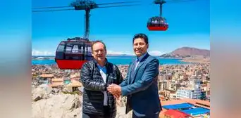Nace boom de los teleféricos en tres ciudades del sur peruano Nace boom de los teleféricos en tres ciudades del sur peruano
