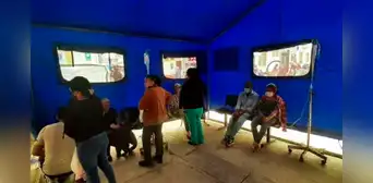 Lambayeque: triaje de hospital en carpa y millonaria obra no concluye Lambayeque: triaje de hospital en carpa y millonaria obra no concluye