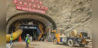 Obras en el túnel del Megapuerto de Chancay se reanudan parcialmente