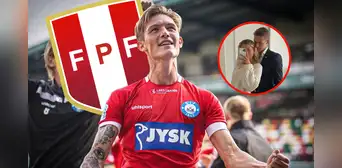 Oliver Sonne muestra detalle que evidencia su felicidad de ser peruano a horas de arribar a Lima Oliver Sonne muestra detalle que evidencia su felicidad de ser peruano a horas de arribar a Lima