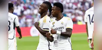 Con goles de Bellingham y Vinícius, Real Madrid goleó 4-0 a Osasuna por LaLiga