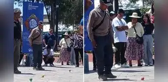 Adulto de 95 años se lució tras ganar concurso de trompos en Tacna: “Qué maravilloso” Adulto de 95 años se lució tras ganar concurso de trompos en Tacna: “Qué maravilloso”