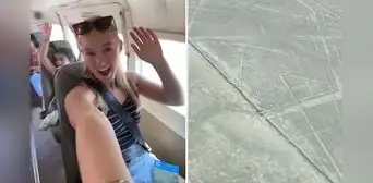 Turista extranjera sobrevuela líneas de Nazca y muestra vista desde el cielo: "Qué hermoso" Turista extranjera sobrevuela líneas de Nazca y muestra vista desde el cielo: "Qué hermoso"