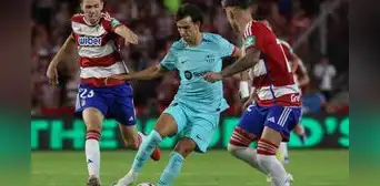 Barcelona quedó cerca de la victoria ante Granada: empate 2-2 en LaLiga de España