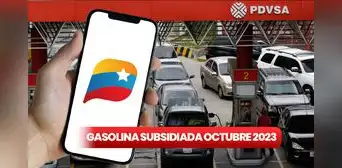 Gasolina subsidiada en Venezuela 2023: revisa AQUÍ el cronograma del 9 al 15 de octubre Gasolina subsidiada en Venezuela 2023: revisa AQUÍ el cronograma del 9 al 15 de octubre