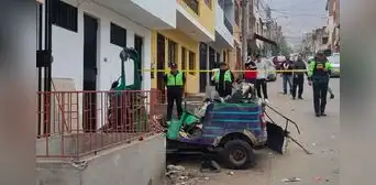 Detonan explosivo dentro de mototaxi tras discusión entre vecinos en Independencia