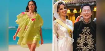 Luciana Fuster impacta al presidente del Miss Grand tras desfilar en el Vietnam Beauty Fashion Fest