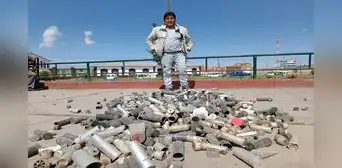 Puno: exhiben bombas lacrimógenas que PNP utilizó para reprimir a manifestantes en protesta del 9 de enero
