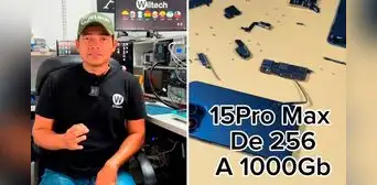 Wiltech intenta ponerle memoria de 1 TB a iPhone 15 Pro Max de 256 GB y se lleva gran sorpresa Wiltech intenta ponerle memoria de 1 TB a iPhone 15 Pro Max de 256 GB y se lleva gran sorpresa