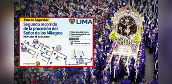 Segundo recorrido del Señor de Los Milagros 2023: rutas, cuándo es y todo lo que debes saber