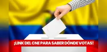 Dónde voto 2023 LINK - CNE para la segunda vuelta en Ecuador