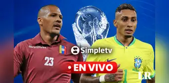 [SIMPLE TV, EN VIVO] Venezuela vs. Brasil: ¿a qué hora y dónde ver el partido de la Vinotinto por las Eliminatorias 2026?