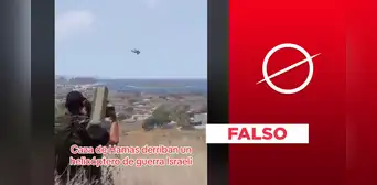 Video no expone a Hamás derribando helicóptero israelí en Gaza: es un videojuego Video no expone a Hamás derribando helicóptero israelí en Gaza: es un videojuego