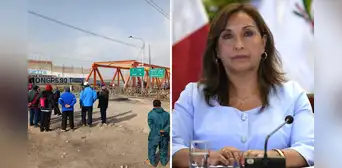 Paro nacional contra Dina Boluarte: cierran puente de Ilave como señal de protesta en Puno Paro nacional contra Dina Boluarte: cierran puente de Ilave como señal de protesta en Puno