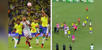 Histórico empate de Venezuela contra Brasil terminó en altercado Histórico empate de Venezuela contra Brasil terminó en altercado