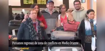 Peruanos en Israel: 8 compatriotas regresan al Perú tras conflicto en Franja de Gaza Peruanos en Israel: 8 compatriotas regresan al Perú tras conflicto en Franja de Gaza