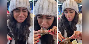 Actriz extranjera prueba por primera vez CUY en CUSCO y su reacción se vuelve viral: “Pido perdón”