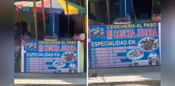Cevichería impacta en redes sociales por peculiar nombre: “Excelente emprendimiento”